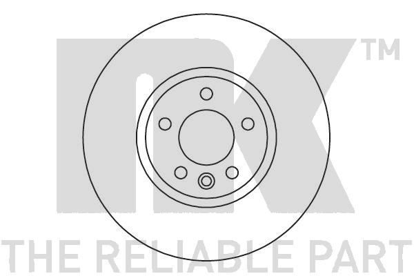 NK Тормозной диск 2047142