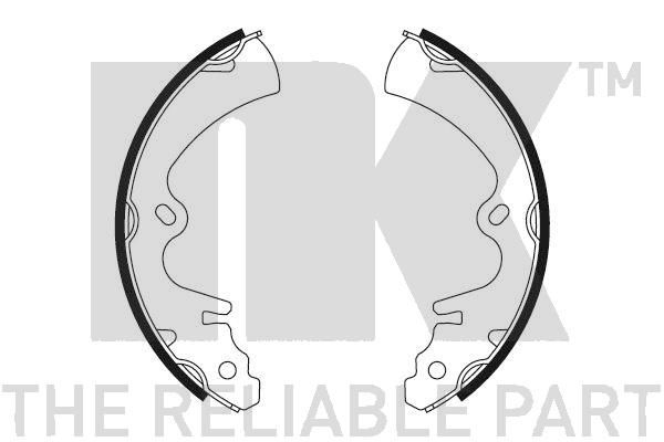NK Комплект тормозных колодок, стояночная тормозная с 2732353
