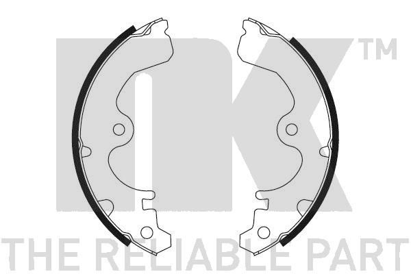 NK Комплект тормозных колодок, стояночная тормозная с 2745399