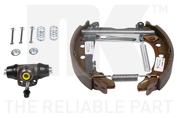 NK Комплект тормозов, барабанный тормозной механизм 444734001