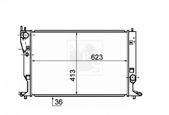 NPS Radiators, Motora dzesēšanas sistēma T156A151