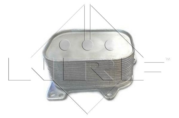NRF масляный радиатор, двигательное масло 31267