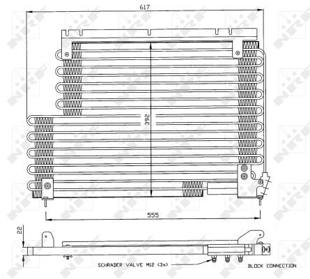 NRF Конденсатор, кондиционер 35192