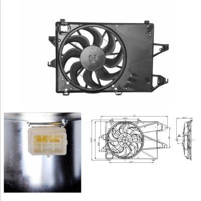 NRF Ventilators, Motora dzesēšanas sistēma 47002