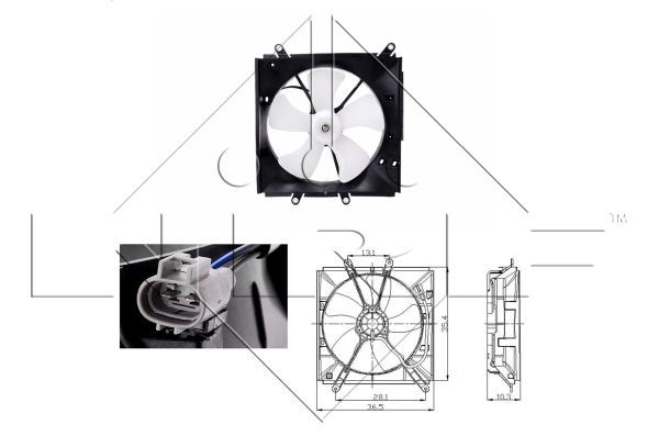 NRF Ventilators, Motora dzesēšanas sistēma 47016