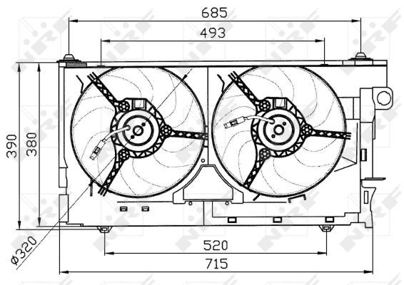 NRF Ventilators, Motora dzesēšanas sistēma 47030