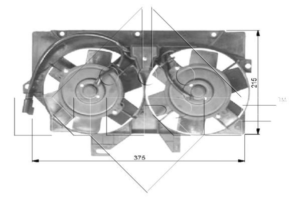 NRF Ventilators, Motora dzesēšanas sistēma 47036