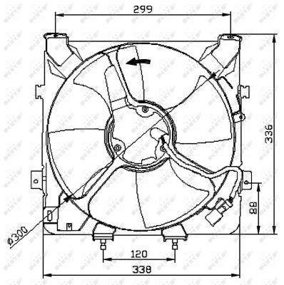NRF Ventilators, Motora dzesēšanas sistēma 47041