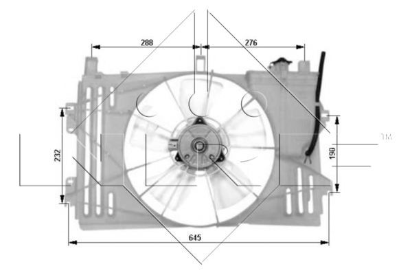 NRF Ventilators, Motora dzesēšanas sistēma 47053
