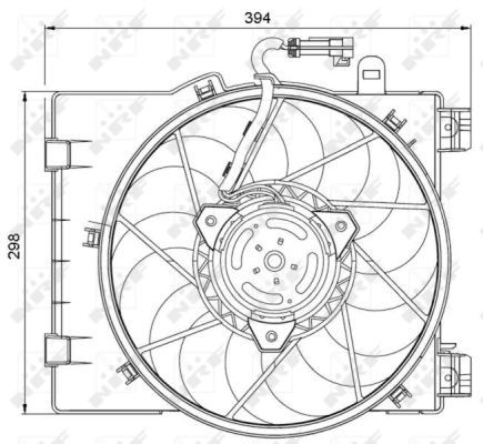 NRF Ventilators, Motora dzesēšanas sistēma 47063