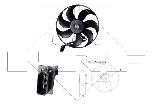 NRF Ventilators, Motora dzesēšanas sistēma 47064