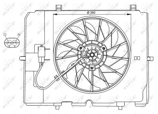NRF Ventilators, Motora dzesēšanas sistēma 47067