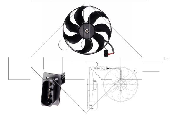 NRF Ventilators, Motora dzesēšanas sistēma 47204