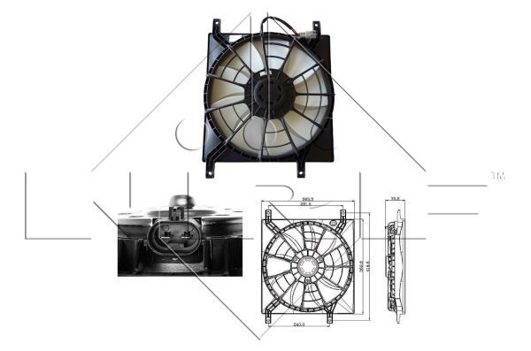 NRF Ventilators, Motora dzesēšanas sistēma 47257