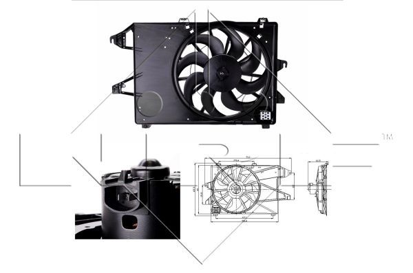 NRF Ventilators, Motora dzesēšanas sistēma 47260