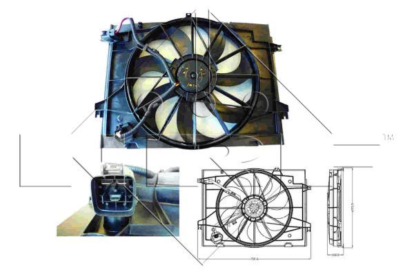 NRF Ventilators, Motora dzesēšanas sistēma 47285