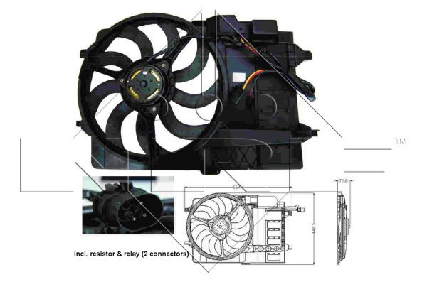 NRF Ventilators, Motora dzesēšanas sistēma 47302