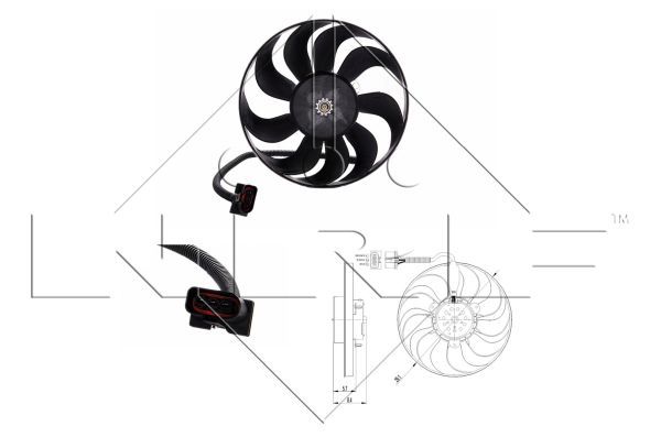 NRF Ventilators, Motora dzesēšanas sistēma 47398