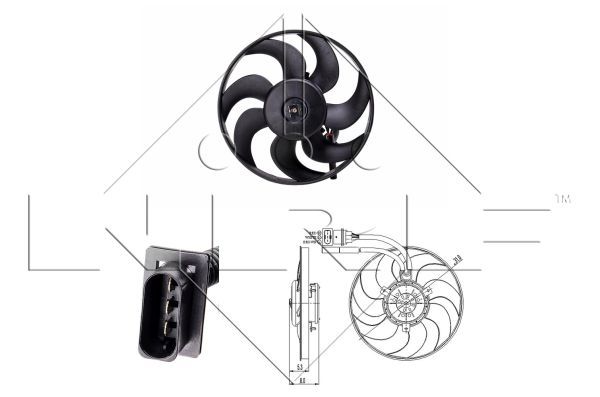 NRF Ventilators, Motora dzesēšanas sistēma 47408