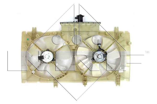 NRF Вентилятор, охлаждение двигателя 47493