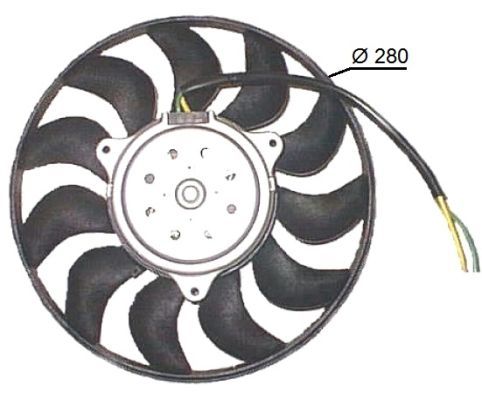 NRF Ventilators, Motora dzesēšanas sistēma 47616