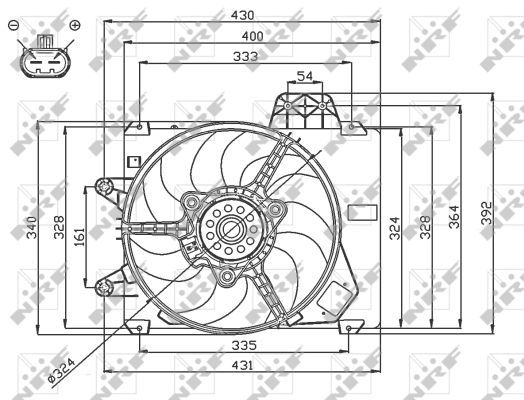 NRF Ventilators, Motora dzesēšanas sistēma 47750