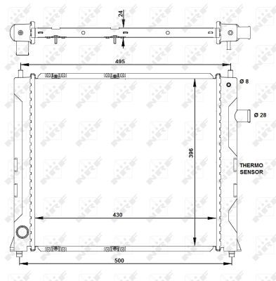 NRF Radiators, Motora dzesēšanas sistēma 50128