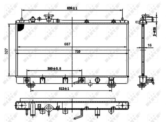NRF Radiators, Motora dzesēšanas sistēma 50142