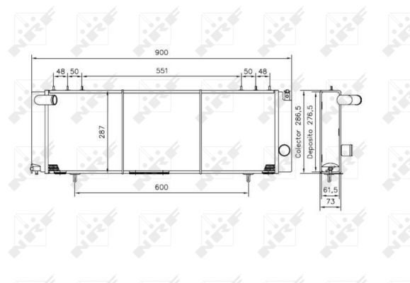 NRF Radiators, Motora dzesēšanas sistēma 50231