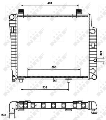 NRF Radiators, Motora dzesēšanas sistēma 50533