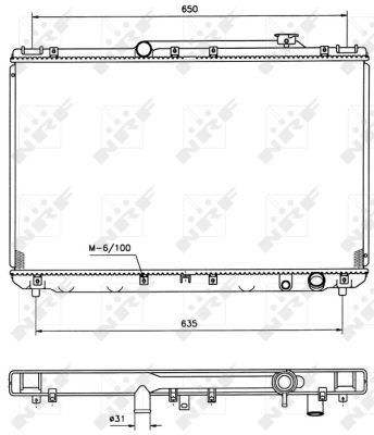 NRF Radiators, Motora dzesēšanas sistēma 506721