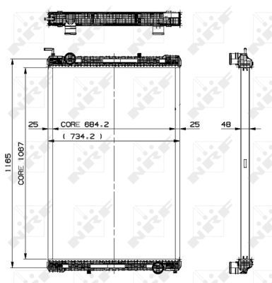 NRF Radiators, Motora dzesēšanas sistēma 509885