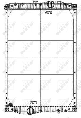 NRF Radiators, Motora dzesēšanas sistēma 509890