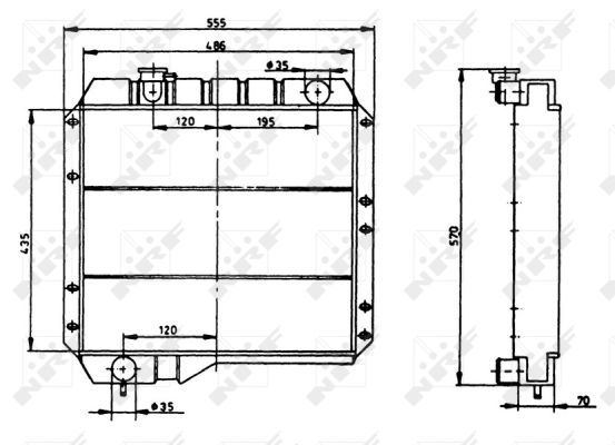 NRF Radiators, Motora dzesēšanas sistēma 513951