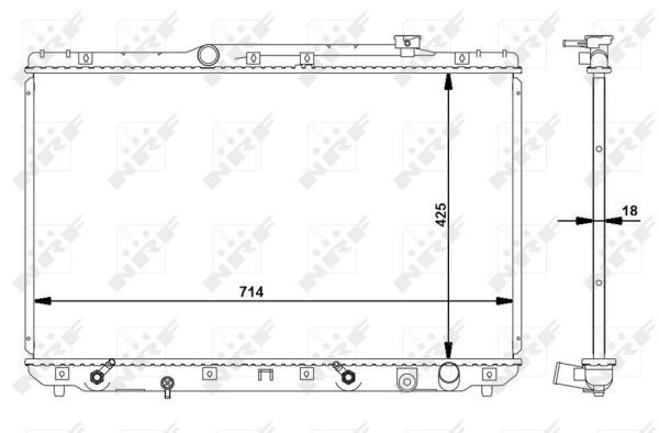 NRF Radiators, Motora dzesēšanas sistēma 516721