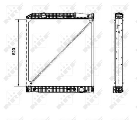 NRF Radiators, Motora dzesēšanas sistēma 519579