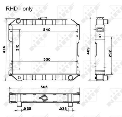 NRF Radiators, Motora dzesēšanas sistēma 52038