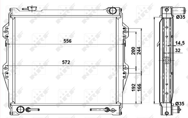 NRF Radiators, Motora dzesēšanas sistēma 52091