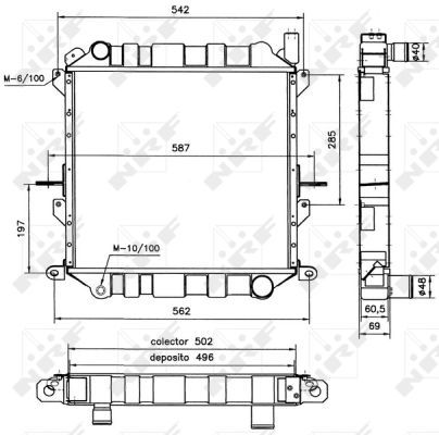 NRF Radiators, Motora dzesēšanas sistēma 52126