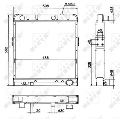 NRF Radiators, Motora dzesēšanas sistēma 52141