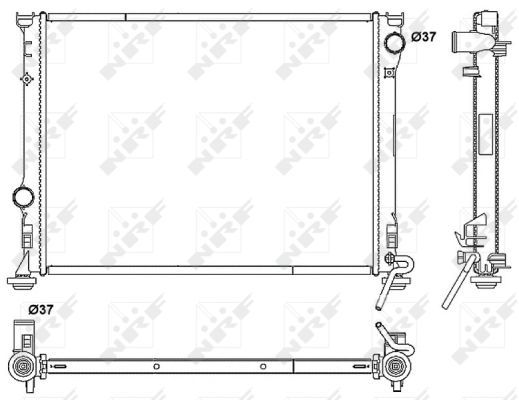 NRF Radiators, Motora dzesēšanas sistēma 53041