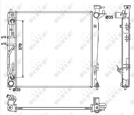 NRF Radiators, Motora dzesēšanas sistēma 53053