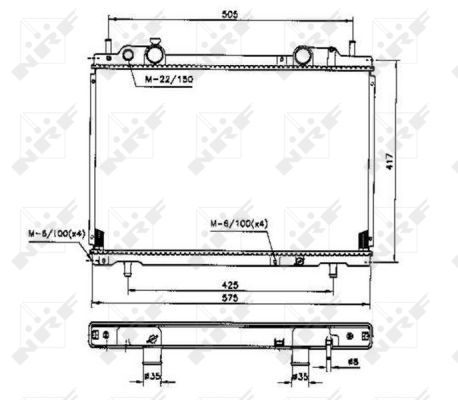 NRF Radiators, Motora dzesēšanas sistēma 53200