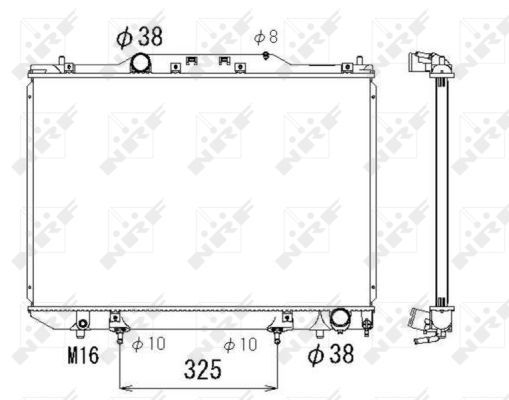 NRF Radiators, Motora dzesēšanas sistēma 53319