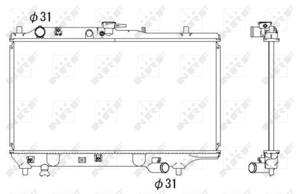 NRF Radiators, Motora dzesēšanas sistēma 53322