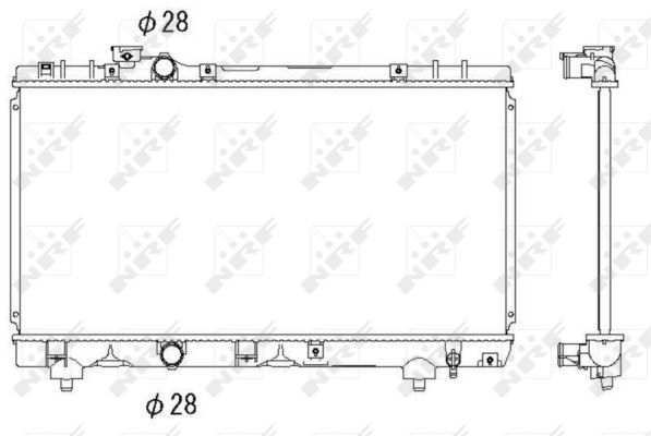 NRF Radiators, Motora dzesēšanas sistēma 53338