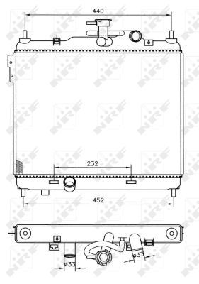 NRF Radiators, Motora dzesēšanas sistēma 53360