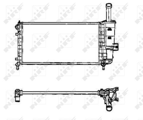 NRF Radiators, Motora dzesēšanas sistēma 53605