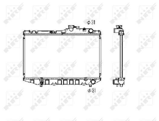 NRF Radiators, Motora dzesēšanas sistēma 536707