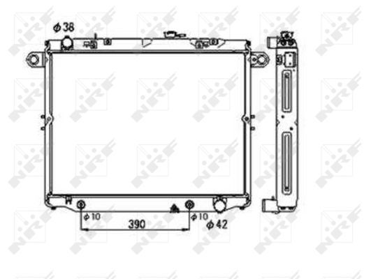 NRF Radiators, Motora dzesēšanas sistēma 53706